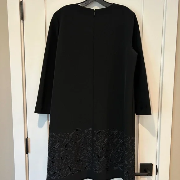 Lafayette 148 New York Corbin Embroidered Emory Cloth Dress - Picture 7 of 7